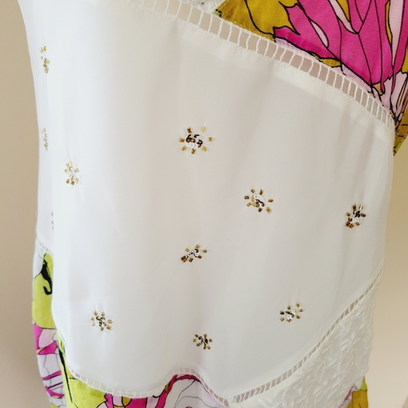 Anthro Leifnotes Guari silk dress size 2 - Picture 4 of 9